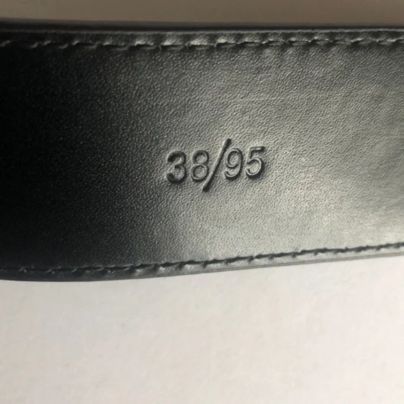 Versace Black Leather Medusa Head Buckle Belt Sz 38 - Picture 8 of 9